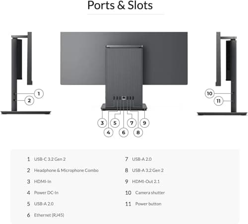 Lenovo 24" Touchscreen IdeaCentre All-in-One Desktop Computer • 6-core AMD Ryzen 5 Processor • 16GB DDR5 • 512GB SSD • Wireless KB&Mouse • Wireless Charging Base • Windows 11 — view 3
