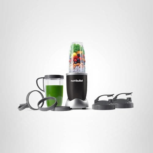 nutribullet® Pro 900W Personal Blender, 13-Piece Set, 32oz and 24oz Cups, Extractor Blade, Smoothies, Food Prep, Blends Ice and Frozen Fruit, Onyx Black, NB9-1301AK — view 10