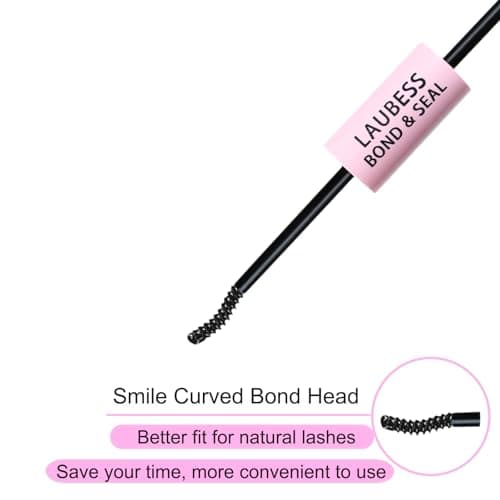 Lash Bond and Seal Eyelash Glue Lash Glue Waterproof Lash Cluster Glue LAUBESS Eyelash Bond and Seal Long Lasting 10ml — view 3