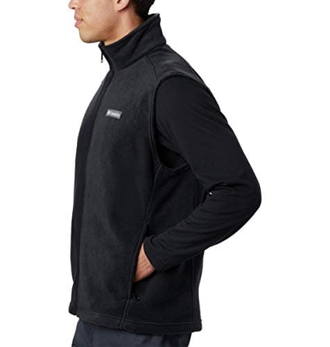 Columbia Mens Steens Mountain Vest, Black, Small — view 3