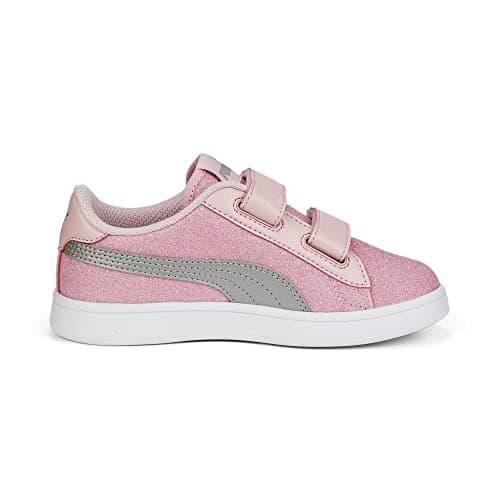 PUMA Kids Girls Smash V2 Glitz Glam V Slip On Sneakers Shoes Casual - Pink - Size 3 M — view 4
