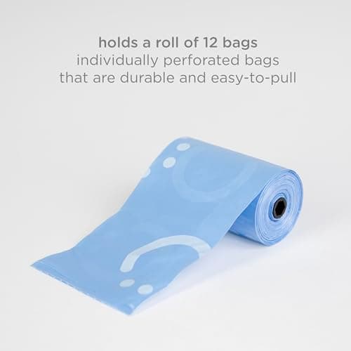 Ubbi Retractable Bag Dispenser for Diaper Bag Value Set, Gray — view 3