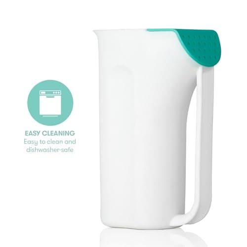 Frida Baby Control The Flow Bath Rinse Cup, Tear Free Rinser to Wash Hair and Body with Easy Grip Handle and Removable Rain Shower, Made in USA — view 5