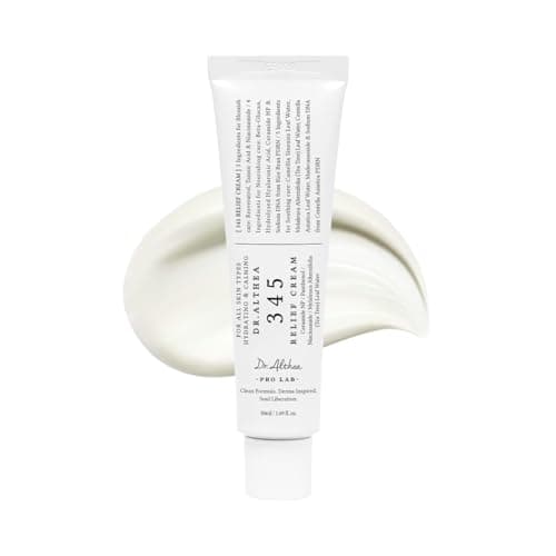 Dr.Althea 345 Relief Cream | PDRN & Hyaluronic Acid for Hydration, Blemish Care | Post-Acne Face Moisturizer with Centella & Niacinamide | Korean Vegan Skincare, 1.69 Fl Oz (Ver.2 - Pack of 1)