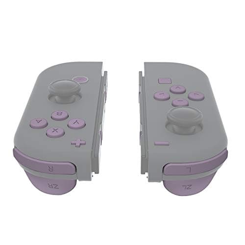 eXtremeRate Dark Grayish Violet Replacement ABXY Direction Keys SR SL L R ZR ZL Trigger Buttons, Full Set Buttons Repair Kits with Tools for Nintendo Switch & OLED Joy-con - JoyCon Shell NOT Included — view 3