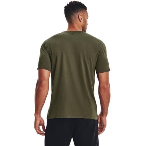 Under Armour Men's Sportstyle Left Chest Short-Sleeve T-Shirt, (390) Marine OD Green/Black/Black, Large — view 3