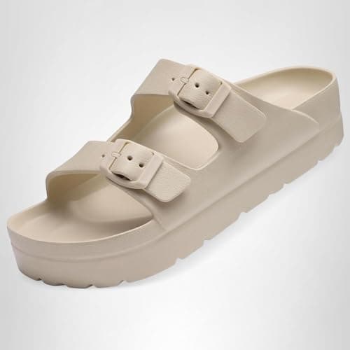 Goosecret Women's Comfortable Arch Support Walking Platform Sandals — view 7