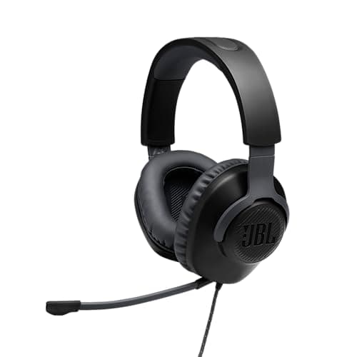 JBL Quantum 100 - Wired Over-Ear Gaming Headphones - Black, Large — view 4