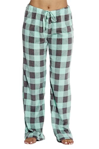 6286-MNT-M Just Love Women's Plush Pajama Pants - Petite to Plus Size Pajamas