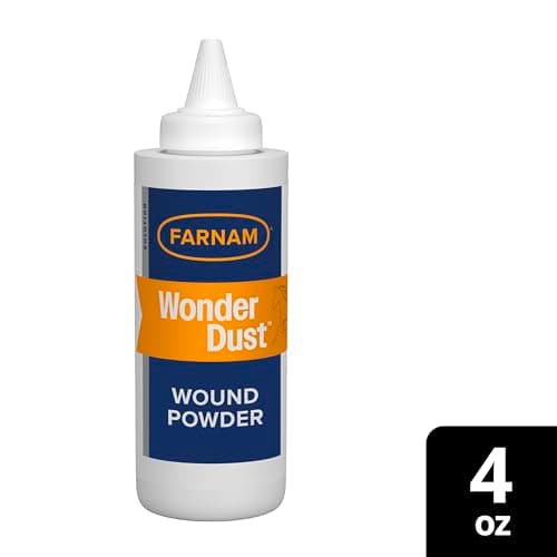 Farnam Wonder Dust Wound Powder, Blood Coagulant for Horses and Show Stock, for Use on Proud Flesh, Granulated Tissue, 4 Ounces — view 9