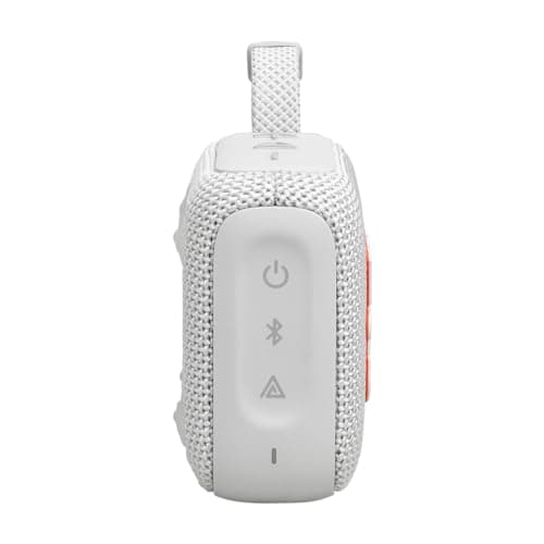 JBL Go 4 - Ultra-Portable, Waterproof and Dustproof Bluetooth Speaker, 7-Hour Built-in Battery, Made in Part with Recycled Materials (White) — view 5