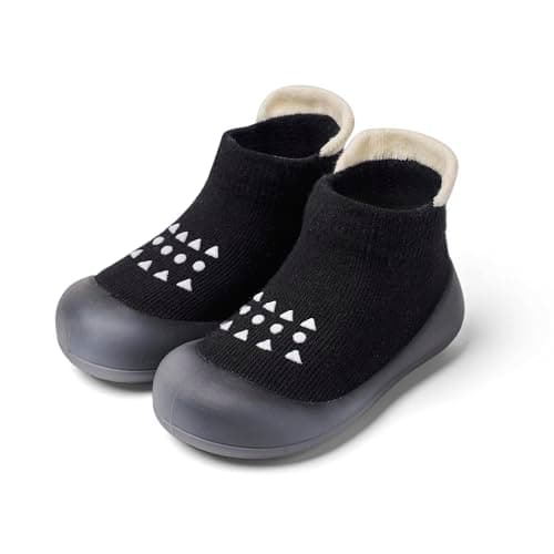 Baby Walking Sock Shoes Infant Non-Slip Breathable Slippers with Soft Rubber Sole Baby Boys Girls Sneakers
