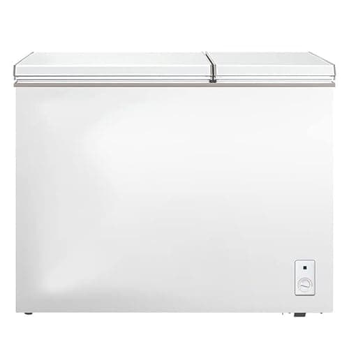 4.99 Cubic Feet Deep Chest Freezer Compact Freezers with Adjustable Thermostat Top Open Door Freezer Compressor Cooling with Rmovable Storage Basket for Home Kitchen Office and Bar (white)