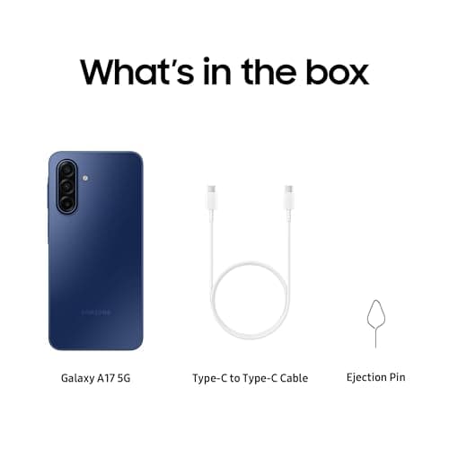 Samsung Galaxy A17 5G Smart Phone, 128GB, Large AMOLED, High-Res Camera, Durable Design, Super Fast Charging, Expandable Storage, Circle to Search, 2025, US 1 Yr Manufacturer Warranty, Blue — view 11