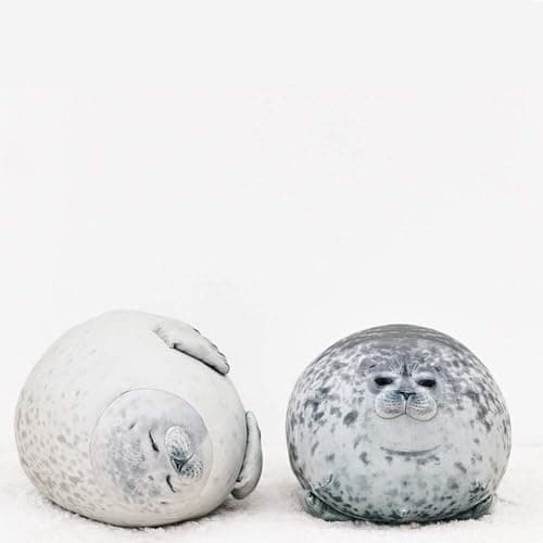 MerryXD Chubby Blob Seal Pillow,Stuffed Cotton Plush Animal Toy Cute Ocean Large(23.6 in) — view 6
