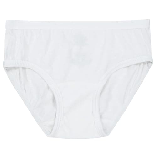 Fruit of the Loom Girls' Tag Free Cotton Brief Underwear Multipacks, Brief-20 Pack-White/Stripes/Animal Print, 10