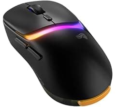 GLORIOUS Gaming Model D3 Wireless Gaming Mouse - InfinitePlay Swappable Battery System, 8k Polling, 130M Click Optical Switches, Ultralight 69g, 30K DPI Optical Sensor, RGB - Black