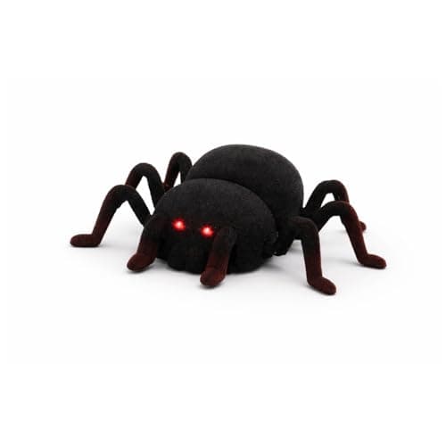 Tradeopia R/C Wall-Climbing Spider Toy, Remote Control Tarantula with LED Eyes, Floor & Wall Crawling Action, Lightweight Plush Body — view 5