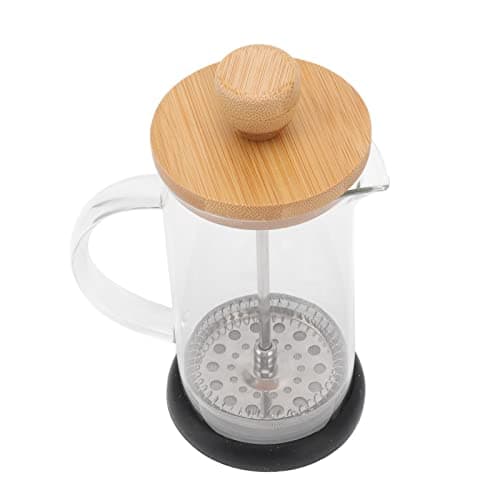 Rengue Glass French Press Stainless Steel Coffee Maker with Accent Filter for Home Office Camping (350ml Cover) — view 4