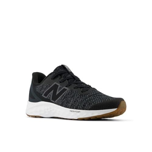 New Balance KIds Arishi Fresh Foam v4 Sneaker, BLACK/PHANTOM, 5 M Big Kid (8-12 Years) — view 3
