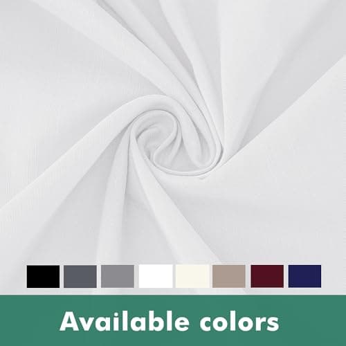 Biscaynebay Wrap Around Bed Skirts with Split Corners for Full Beds 21" Drop, White Elastic Dust Ruffles Easy Fit Wrinkle & Fade Resistant Silky Luxurious Fabric Solid Machine Washable — view 5