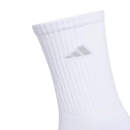 adidas Womens Cushioned Crew Socks (3 Pairs) Durable & Comfortable — view 3