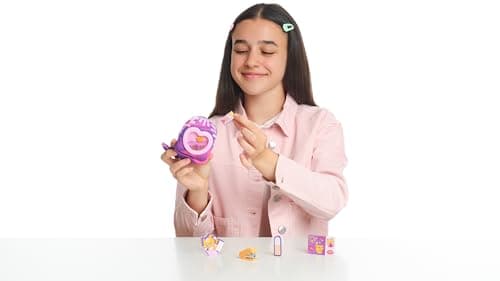 REAL LITTLES Liquid Charms, 1 Liquid Filled Micro-Sized Backpack with Window & Tiny Animal Charm Bobbing Inside, Reveal 6 Cute Tiny Animal Themed Stationery Surprises - Styles May Vary — view 3