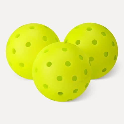 Amazon Basics Outdoor Pickleball Balls, USAPA Approved, Yellow, 12-Pack — view 3