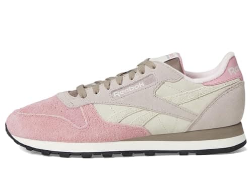 Reebok Unisex Classic Leather Sneaker, Sand/Hazy Grey/Dusty Rose, 10.5 Women/ 9 Men — view 3