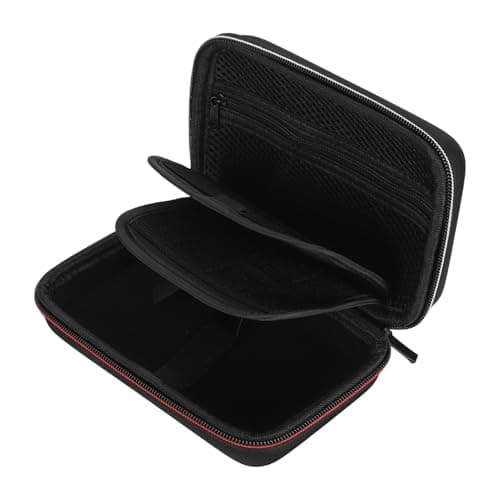 Generic Game Console Carrying Case Durable Protective with Inner Pocket for New 3DS XL 2DS XL, Travel Pouch for Gamers, Nylon Black — view 4