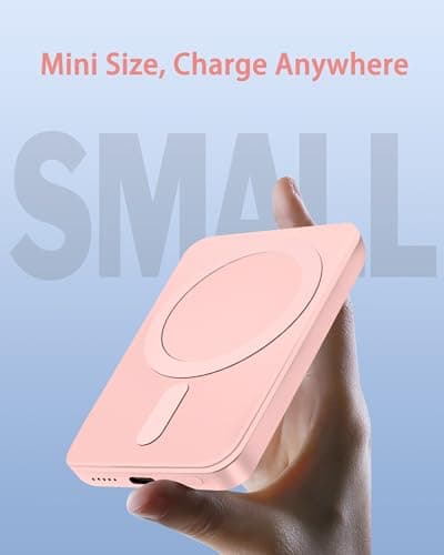 Miady Magnetic Portable Charger Power Bank for iPhone 5000mAh