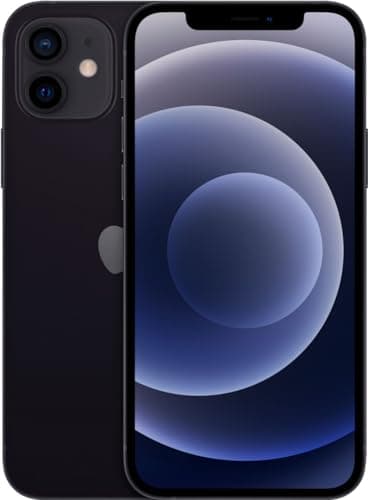 Apple iPhone 12, 64GB, Black - Unlocked (Renewed)
