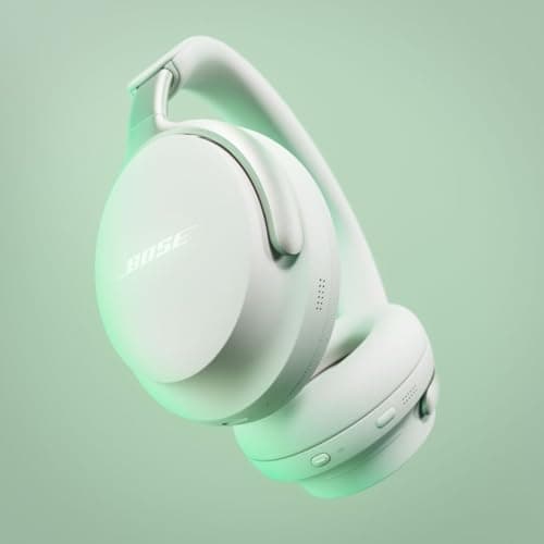 Bose QuietComfort Ultra Bluetooth Headphones, Wireless Headphones with Spatial Audio, Over Ear Noise Cancelling with Mic, Up to 24 Hours of Playtime, White Smoke — view 2