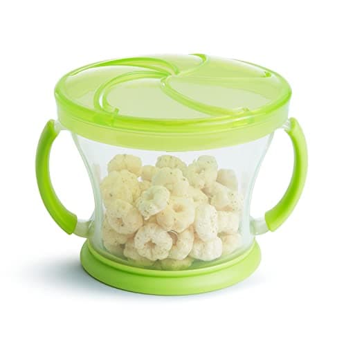 Munchkin Snack Catcher Toddler Snack Cups, 2 Pack, Blue/Green — view 2
