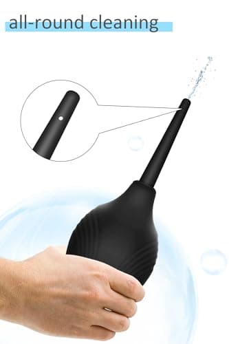 442ML Silicone Cleansing Bottle, Anti-Backflow Bulb, Large Capacity, Soft & Reusable for Men and Women — view 2