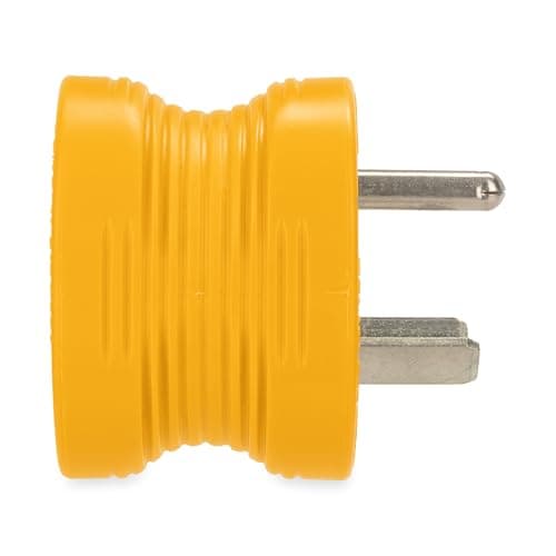Camco PowerGrip 30AM/15AF Camper/RV Electrical Adapter Features 30-Amp Male & 15-Amp Female Connections - Designed w/Non-Slip Grooves & Contoured Ends for Easy Removal - Rated for 125V/1875W (55233) — view 5