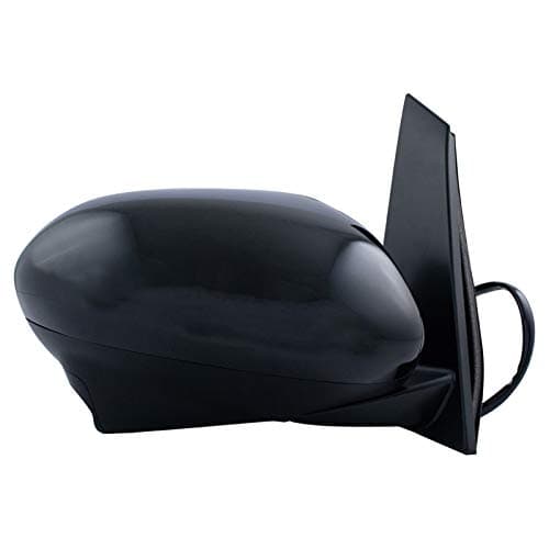 TRQ Passenger Side View Mirror Assembly Power Heated Camera Smooth Paint to Match Black Compatible with 2014-2017 Honda Odyssey EX & EX-L — view 6