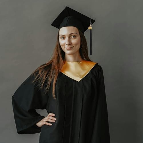 MAGICLULU 10pcs 2026 Graduation Tassels with Gold Year Charm, Black Academic Hat Fringe for Ceremony, Polyester Cap Accessories for High School College University — view 8