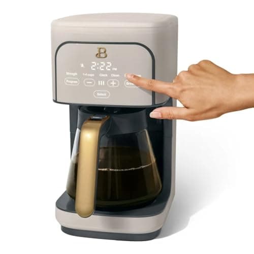 12-Cup Programmable Drip Coffee Maker, 24-Hour Auto Brew Timer, Strength Control (Regular/Gourmet/Bold), Keep Warm 4 Hours, Pause & Serve, Auto-Clean Reminder, Glass Carafe — view 8