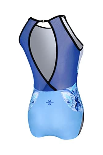 Gymnastics leotards for girls, women, stylish, comfy, durable, Unique Asymmetrical Design #888-AS — view 9