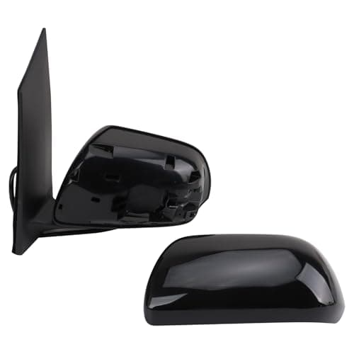 TRQ Driver Side Mirror Assembly Power Heated Blind Spot Foldaway Paint to Match Compatible with 2013-2017 Toyota Sienna — view 7
