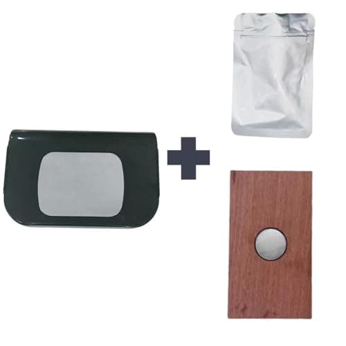 Car Air Freshener Car Odor Eliminator Wooden Sunshade Board Clip Wood Air Freshener for Odor Removal and Fragrance (Amber) — view 5