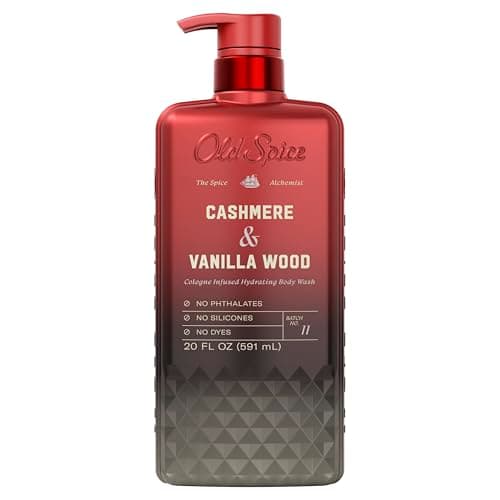 Old Spice Body Wash for Men, The Spice Alchemist Collection, 24/7 Cologne Infused Hydration, No Trade Off Formula, Free of Phthalates Silicones & Dyes, Cashmere + Vanilla Wood Scent, 20 oz — view 14
