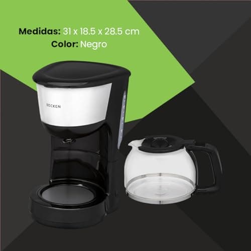 BECKEN - Coffee maker - Power 1000 W - Prepares up to 12 cups of coffee - Water level indicator - 1.25 l tank - Keep warm function — view 6