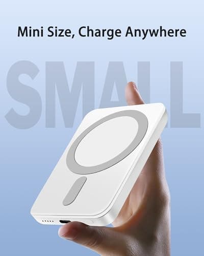 Miady Magnetic Portable Charger Power Bank for iPhone 5000mAh