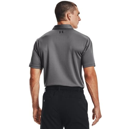UNDER ARMOUR mens Tech Golf Polo ,(782) Rise / Pitch Gray / Pitch Gray,Large — view 2