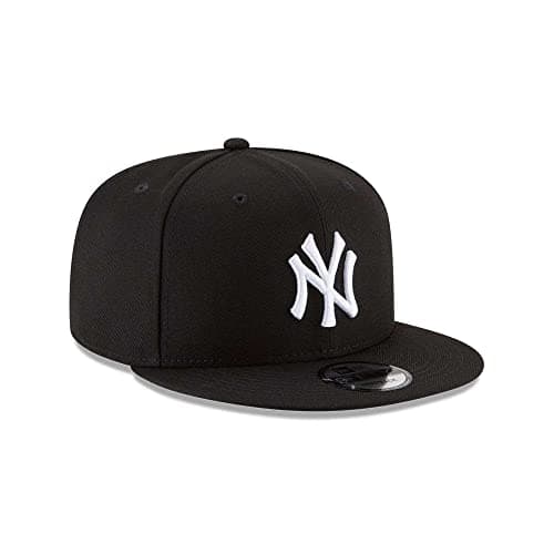 New Era New York Yankees mens Basic Black and White 9FIFTY Snapback 950 — view 2