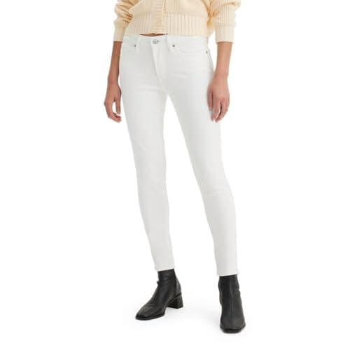Levi's Women's 711 Skinny Jeans, Soft Clean White, 26 (US 2) Short