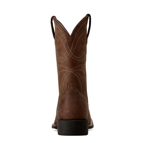 Ariat Men's Sport Wide Square Toe Western Boot, Distressed Brown, 10.5 2E US — view 3