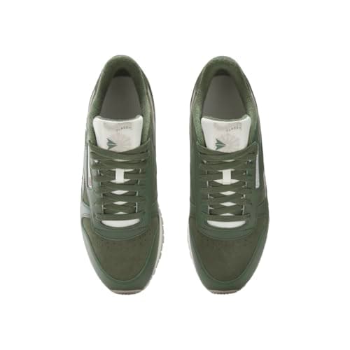Reebok Unisex Classic Leather Sneaker, Breakaway Green/Breakaway Green/Hazy Grey, 12.5 Women/ 11 Men — view 2